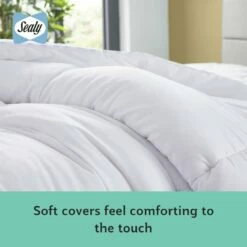 Sealy Anti Allergy Hollowfibre 10.5Tog Duvet - Single -Bed Linings Sales Store 1156623 R Z006A