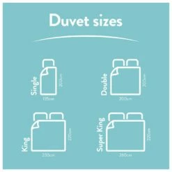 Slumberdown Light & Cool 1 Tog Duvet - Single -Bed Linings Sales Store 1251449 R Z006A