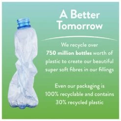 Slumberdown Ever Fresh 10.5 Tog Duvet - Single -Bed Linings Sales Store 1256767 R Z011A