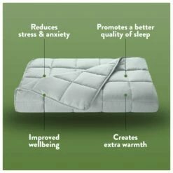 Slumberdown Wellbeing CBD Weighted Blanket - 7kg -Bed Linings Sales Store 1257003 R Z004A