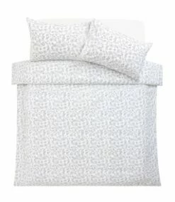 Argos Home Mono Floral Black And White Bedding Set - Single -Bed Linings Sales Store 1978935 R Z002A