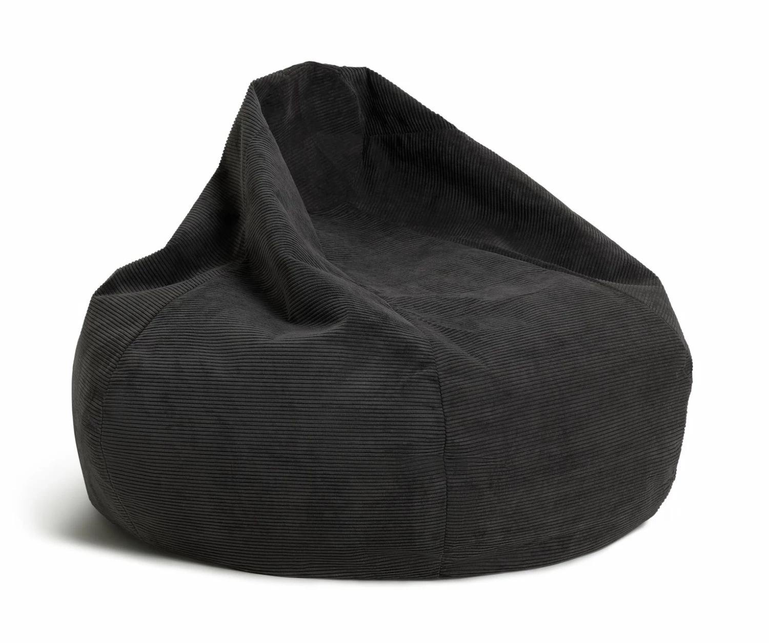 Kaikoo Aryton Cord Beanbag - Grey 4 Kaikoo Aryton Cord Beanbag - Grey - Image 4