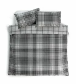 Habitat Grey Brushed Check Bedding Set - Single -Bed Linings Sales Store 2019350 R Z002A