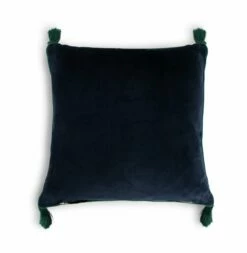 Habitat Botanical Print Velvet Cushion - Multi - 43x43cm -Bed Linings Sales Store 2062840 R Z002A