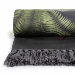 Habitat Graphic Palm Printed Throw - Black - 125X150cm 7 Habitat Graphic Palm Printed Throw - Black - 125X150cm -Bed Linings Sales Store 2067869 R Z002A