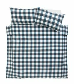 Argos Home Gingham Blue And White Bedding Set - Single -Bed Linings Sales Store 2068459 R Z002A