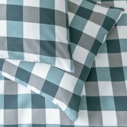 Argos Home Gingham Blue And White Bedding Set - Single -Bed Linings Sales Store 2068459 R Z003A