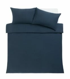 Argos Home Jersey Navy Bedding Set - Single -Bed Linings Sales Store 2070313 R Z002A