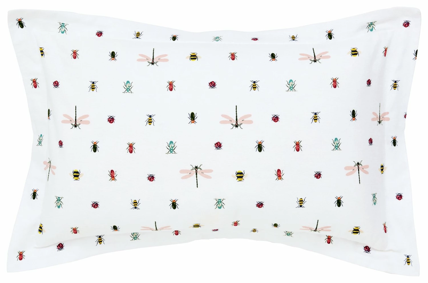 Joules Cotton Botanical Bugs White Bedding Set - Single 3 Joules Cotton Botanical Bugs White Bedding Set - Single - Image 3