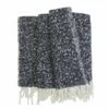 Habitat Faux Textured Mohair Throw - Navy - 125x150cm