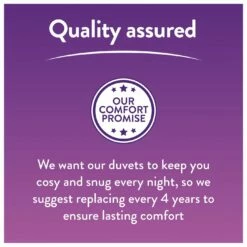 Slumberdown Coverless Comfort 10.5 Tog Duvet - Single -Bed Linings Sales Store 2254184 R Z011A