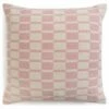 Habitat Checker Board Cushion - White & Pink - 43x43cm
