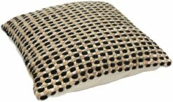 Habitat Jute Mono Check Cushion - Natural - 43X43cm -Bed Linings Sales Store 2842596 R Z003A