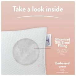 Slumberdown Silk Touch 10.5 Tog Duvet - Single -Bed Linings Sales Store 3038701 R Z005A