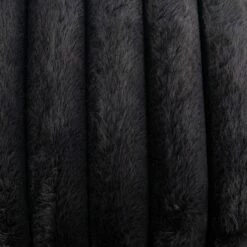 Habitat Ribbed Faux Fur Cushion - Charcoal - 50X50cm -Bed Linings Sales Store 3064380 R B001