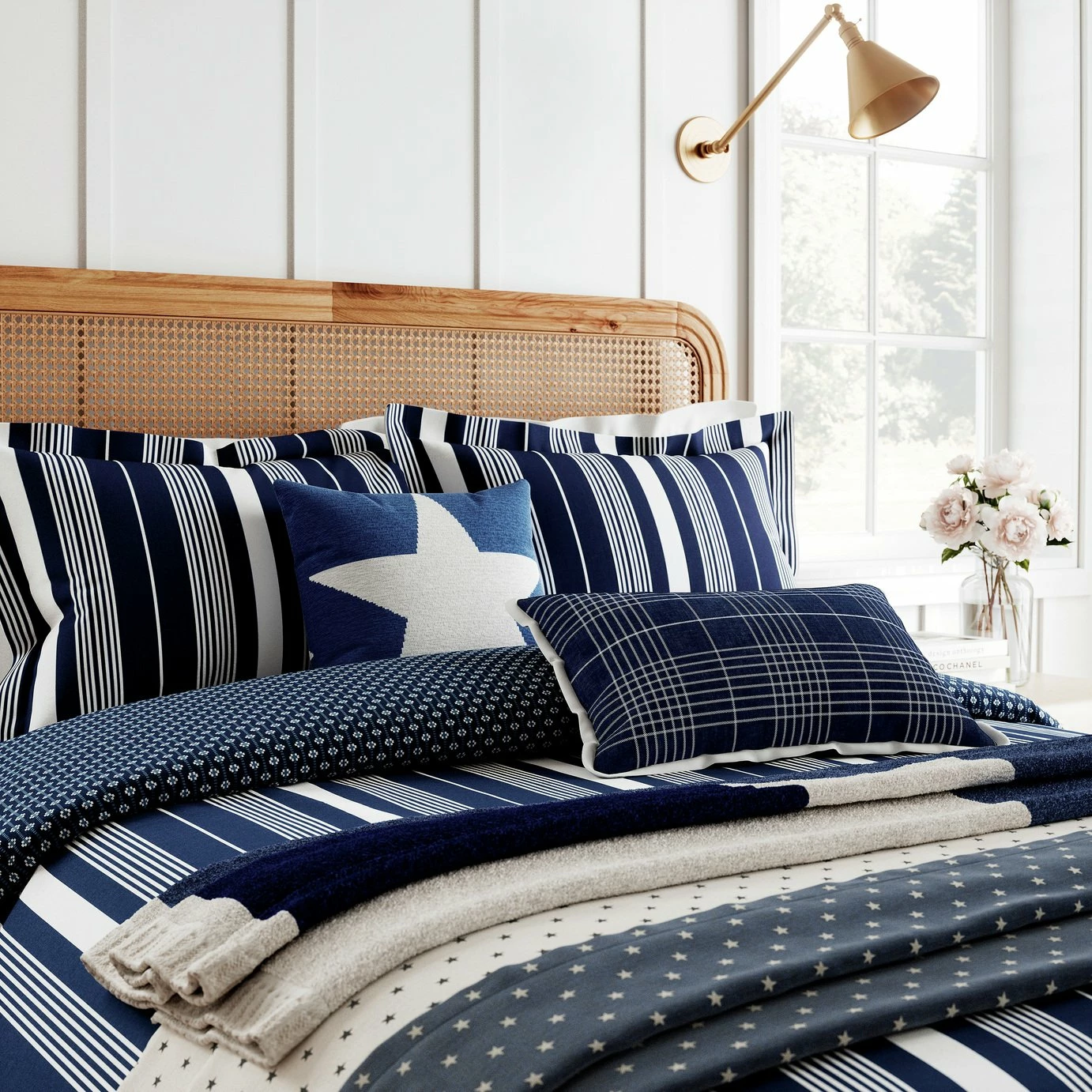 Helena Springfield Cotton Hampton Stripe Bedding Set- Single 1 Helena Springfield Cotton Hampton Stripe Bedding Set- Single