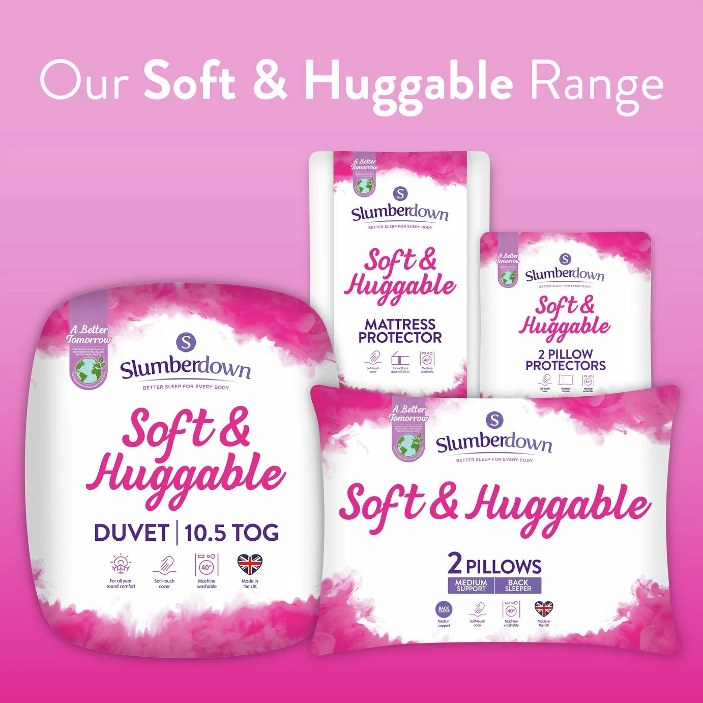 Slumberdown Soft And Huggable 13.5 Tog Duvet - Single 9 Slumberdown Soft And Huggable 13.5 Tog Duvet - Single - Image 9