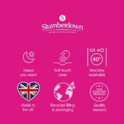 Slumberdown Soft And Huggable 13.5 Tog Duvet - Single 19 Slumberdown Soft And Huggable 13.5 Tog Duvet - Single -Bed Linings Sales Store 3102046 R Z011A