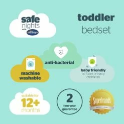 Silentnight Safe Nights Anti Allergy Duvet & Pillow -Cot Bed -Bed Linings Sales Store 3112012 R Z010A