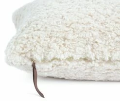 Habitat Faux Shearling Cushion - Oatmeal - 60X40cm -Bed Linings Sales Store 3136782 R Z003A