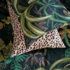 Habitat Botanical Print Multicolor Bedding Set - Double -Bed Linings Sales Store 3242009 R Z002C