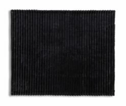 Habitat Ribbed Faux Fur Throw - Charcoal - 125X150cm -Bed Linings Sales Store 3361320 R Z004A
