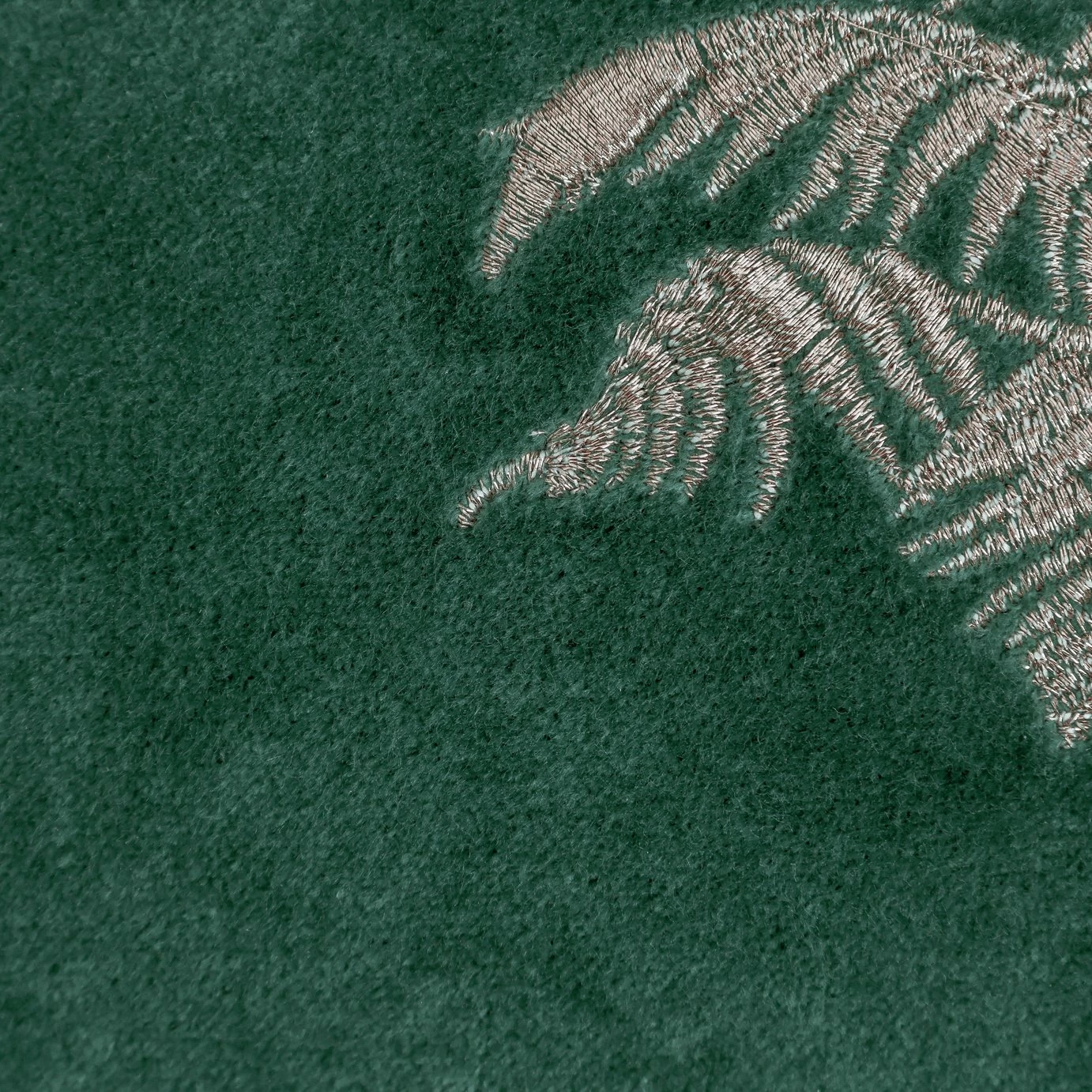 Habitat Embroidered Palm Cushion - Green -43X43cm 2 Habitat Embroidered Palm Cushion - Green -43X43cm - Image 2