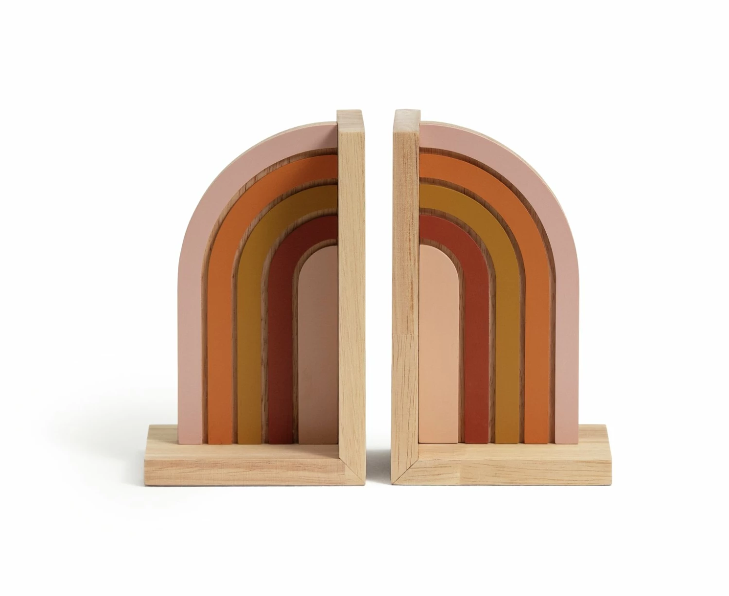 Habitat Kids Rainbow Bookends - Multicoloured 1 Habitat Kids Rainbow Bookends - Multicoloured