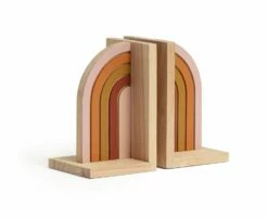 Habitat Kids Rainbow Bookends - Multicoloured 6 Habitat Kids Rainbow Bookends - Multicoloured -Bed Linings Sales Store 4017824 R Z002A