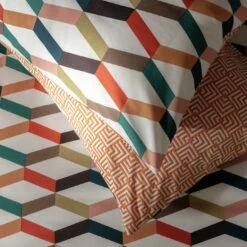 Habitat Geometric ZigZag Multicolour Bedding Set - Single -Bed Linings Sales Store 4529257 R Z002C