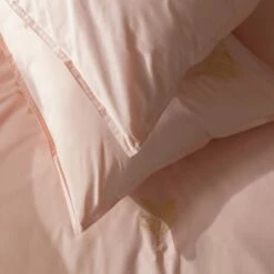 Habitat Embroidered Palm Pink Bedding Set - Single -Bed Linings Sales Store 4529556 R Z002C