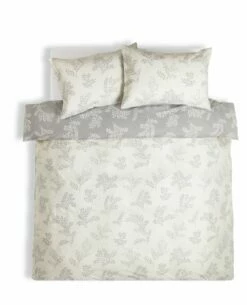 Habitat Floral Trail Grey Bedding Set - Single -Bed Linings Sales Store 4636700 R Z003A
