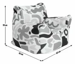 Habitat Kids Frankie Funzee Bean Bag Chair -Bed Linings Sales Store 4844750 R E001