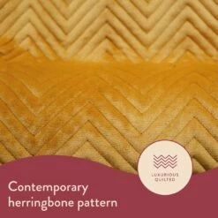 Dreamland Deluxe Velvet Mustard Heated Throw - Large -Bed Linings Sales Store 4844994 R Z005A