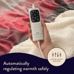 Dreamland Sherpa Tartan Reversible Overblanket -Bed Linings Sales Store 4883333 R Z006A