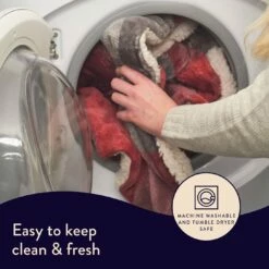 Dreamland Sherpa Tartan Reversible Overblanket -Bed Linings Sales Store 4883333 R Z007A