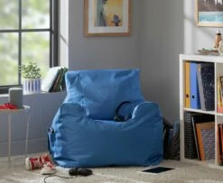 Kaikoo Large Blue Teenager Bean Bag Chair