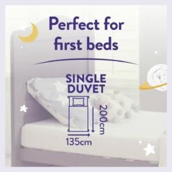Slumberdown Luxury Cotton 4.5Tog Kids Duvet & Pillow –Single 23 Slumberdown Luxury Cotton 4.5Tog Kids Duvet & Pillow –Single -Bed Linings Sales Store 5459010 R Z008A
