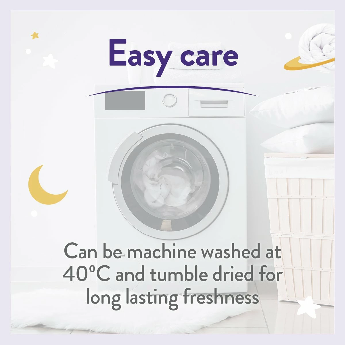 Slumberdown Luxury Cotton 4.5Tog Kids Duvet & Pillow –Single 14 Slumberdown Luxury Cotton 4.5Tog Kids Duvet & Pillow –Single - Image 14