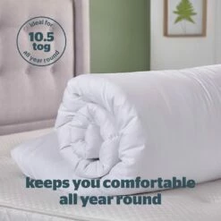 Silentnight Eco Comfort 10.5 Tog Duvet - Single -Bed Linings Sales Store 5665299 R Z005A