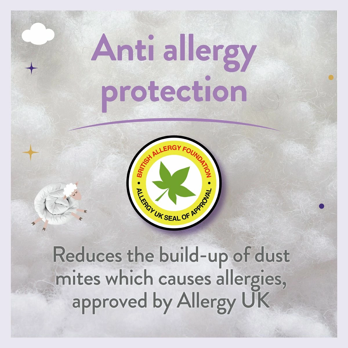 Slumberdown Anti Allergy 4 Tog Kids Duvet - Toddler 7 Slumberdown Anti Allergy 4 Tog Kids Duvet - Toddler - Image 7