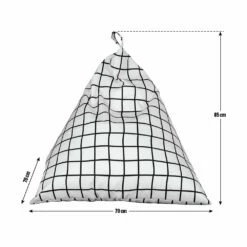 Habitat Large Monochrome Bean Bag -Bed Linings Sales Store 7620012 R Z020A