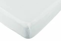 Habitat Pure Cotton 200TC White Fitted Sheet - Single