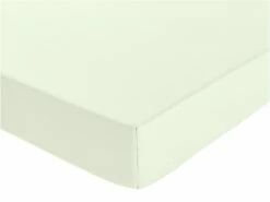 Best Seller 11 Habitat Pure Cotton 200TC Cream Deep Fitted Sheet - Single