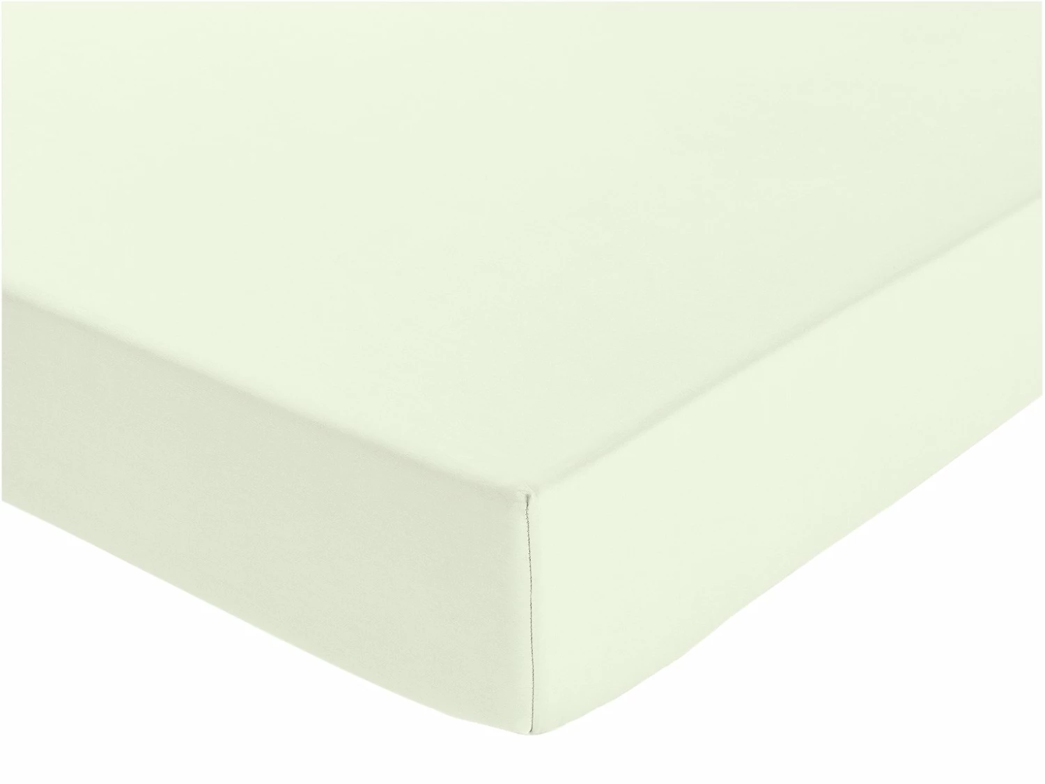 Habitat Pure Cotton 200TC Cream Deep Fitted Sheet - Single 1 Habitat Pure Cotton 200TC Cream Deep Fitted Sheet - Single