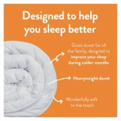 Slumberdown Extra Warm 15 Tog Duvet - Single -Bed Linings Sales Store 8268260 R Z003A