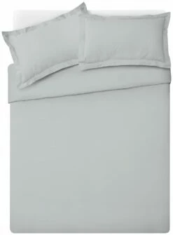 Habitat Egyptian Cotton 400TC Grey Bedding Set - Single -Bed Linings Sales Store 8268806 R Z002A