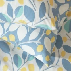 Habitat Scandi Floral Sky Blue & Yellow Bedding Set - Single -Bed Linings Sales Store 8345695 R Z003A