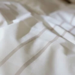 Habitat Check Neutral Bedding Set - Single -Bed Linings Sales Store 8348829 R Z006A