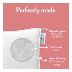 Slumberdown Winter Warm 13.5 Tog Duvet - Single -Bed Linings Sales Store 8353144 R Z004A